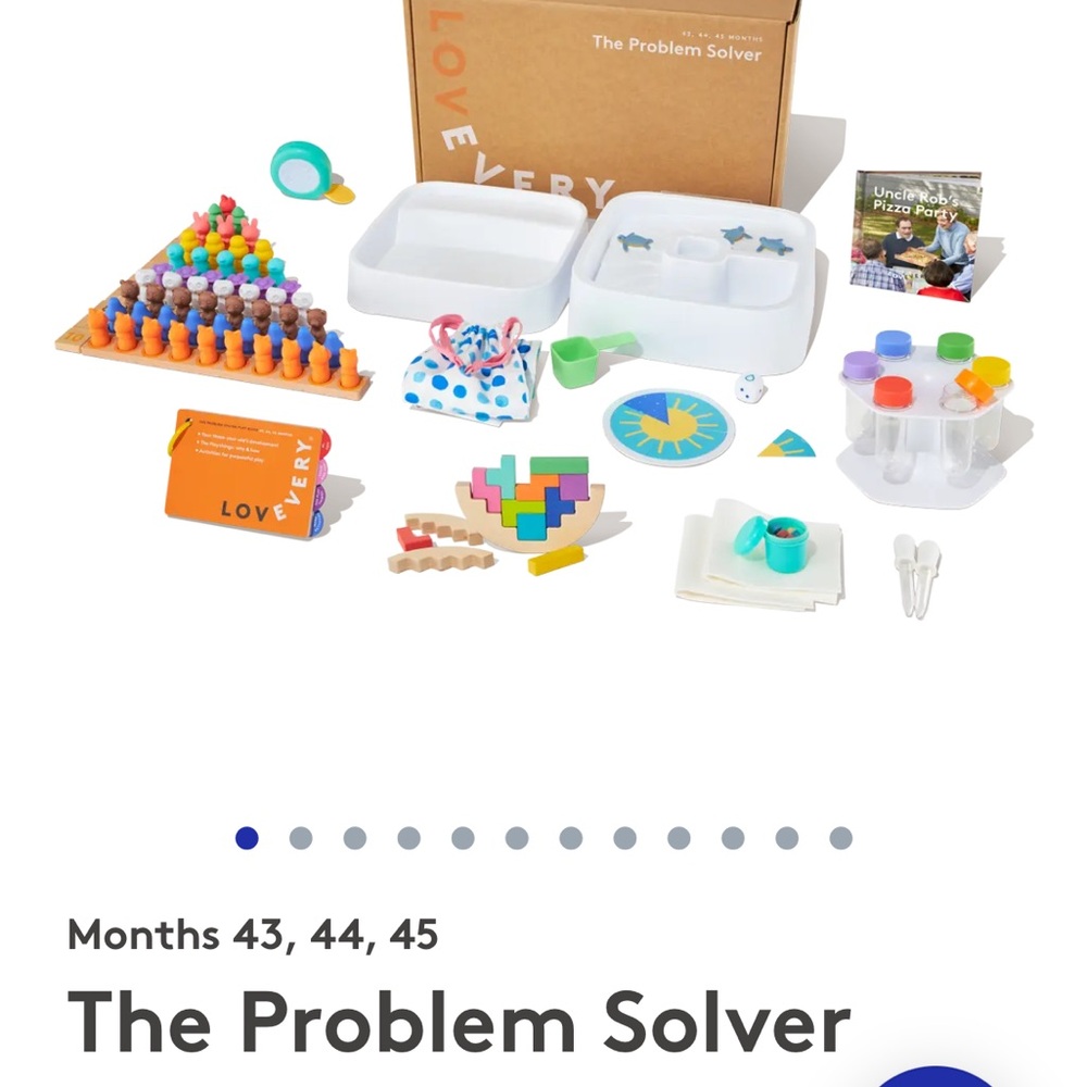 The Problem Solver Play Kit by Lovevery - Colorful Learning Set
